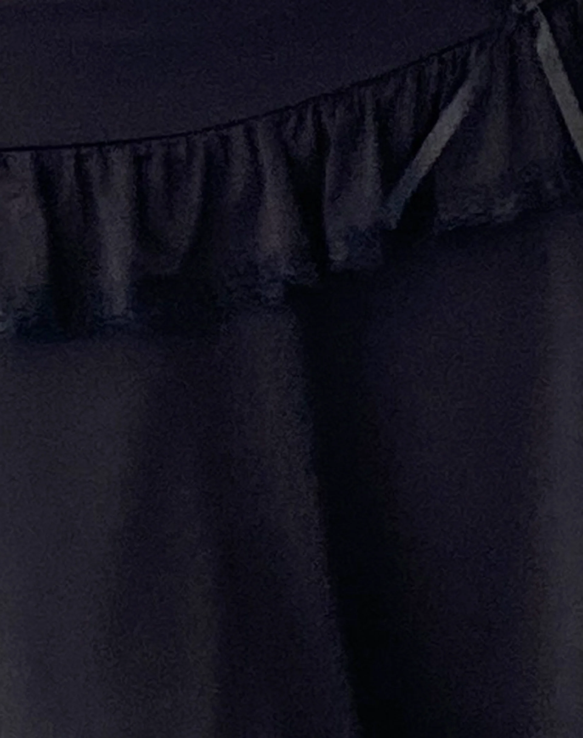 Addalyn Lace Trim Mini Skirt in Black - Image 6