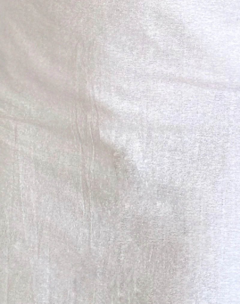 Ayana Open Back Mini Dress in Off White Linen - Image 5