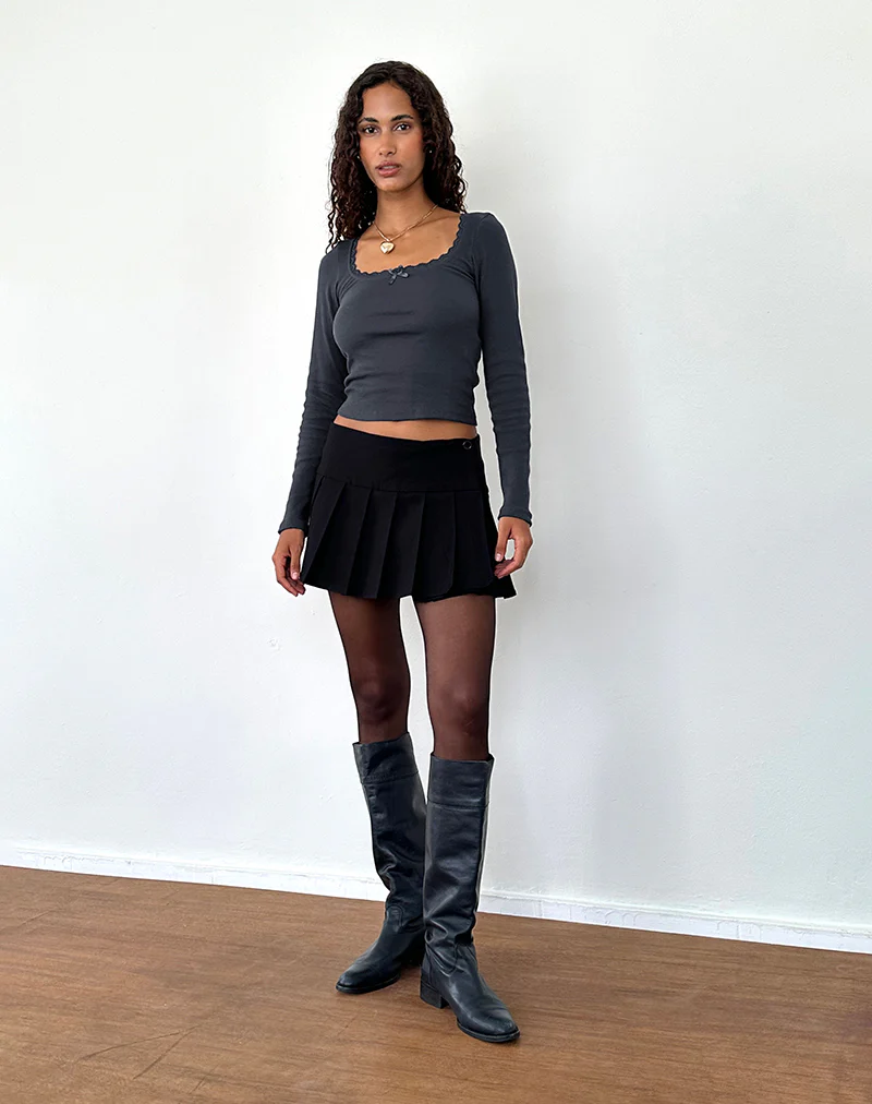 Bovita Long Sleeve Top in Ocean Storm - Image 5