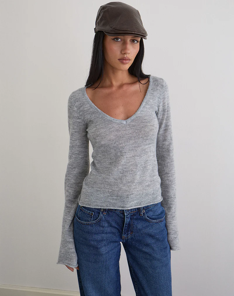 Flat Cap in PU Dark Brown - Image 4