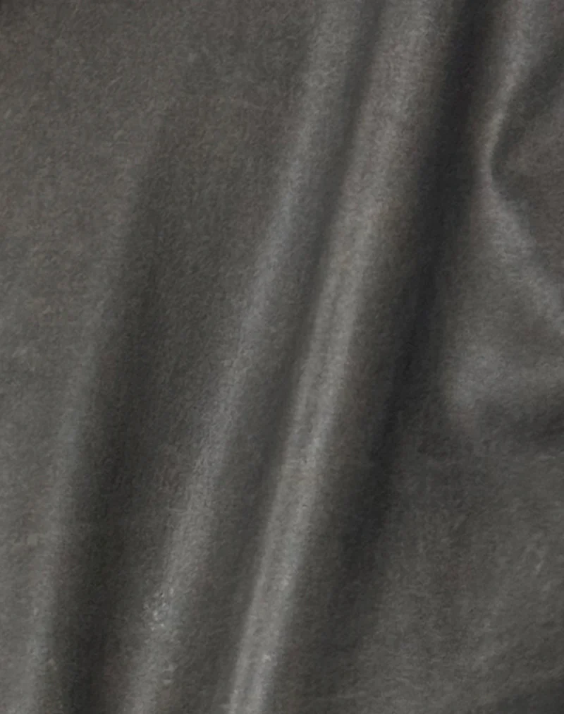 Cavita Distressed Jacket in PU Olive - Image 6