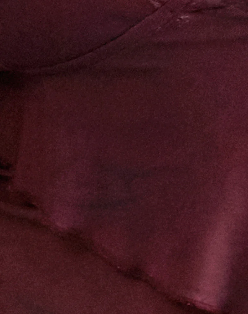 Cojira Mesh Butterfly Top in Tonal Burgundy Paisley - Image 7