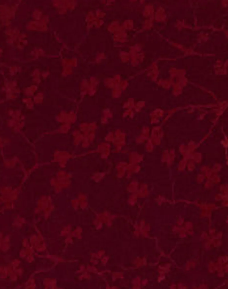 Darsih Cami Maxi Dress Red Grunge Floral Flock - Image 6