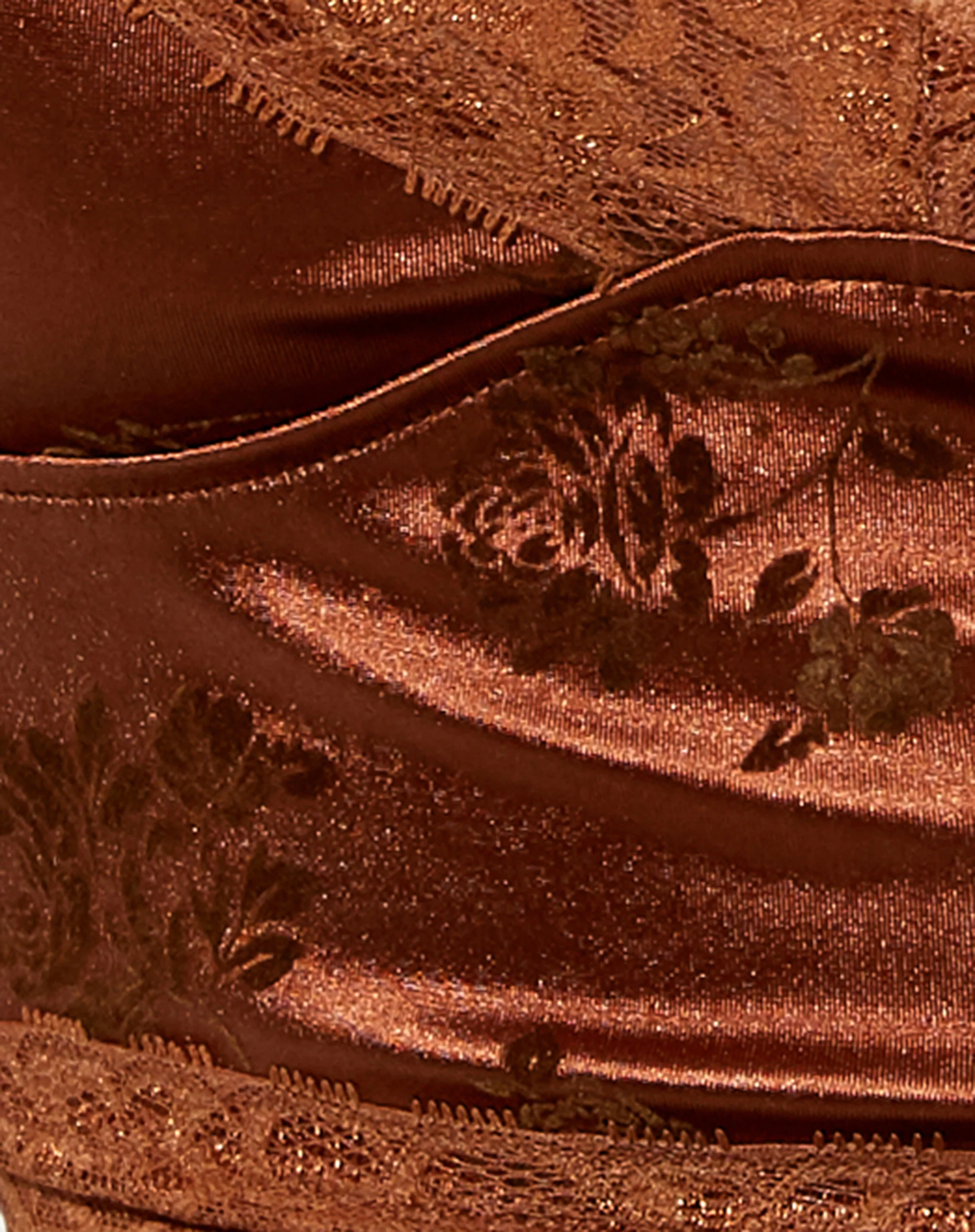 Dyrana Crop Top in Rose Flock Brown - Image 5