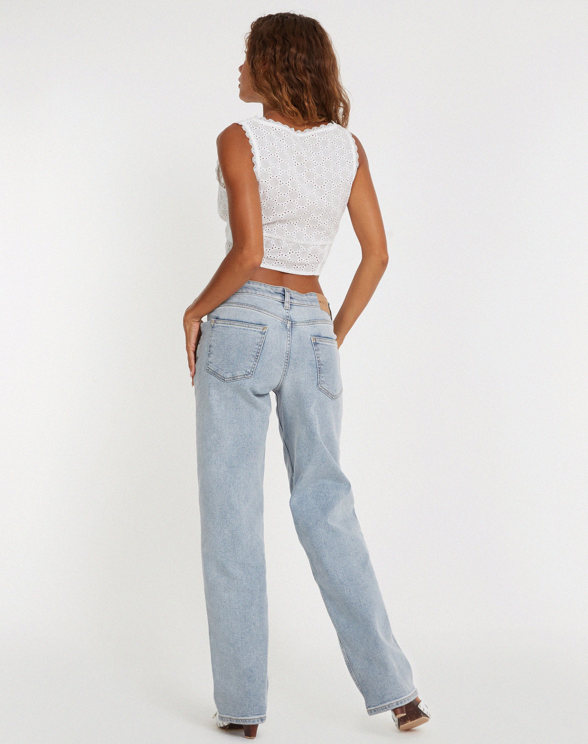 Elcika Corset Top in White - Image 7