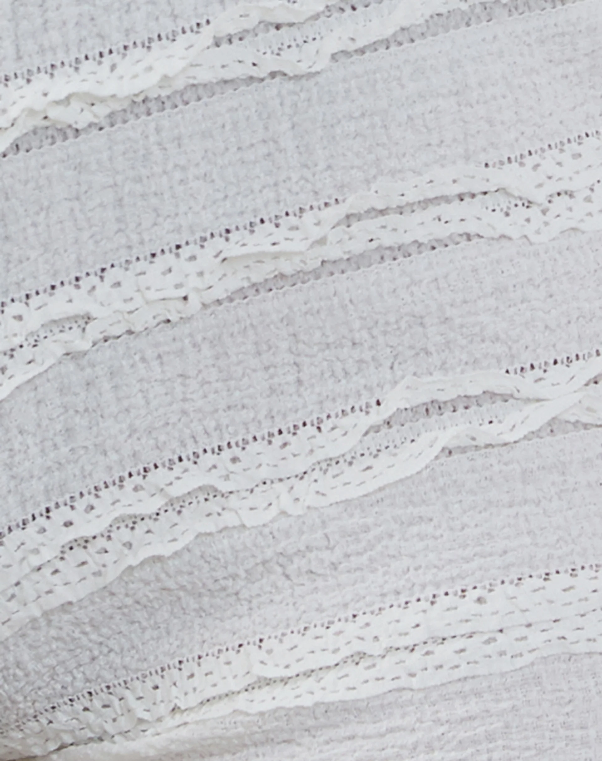 Ena Frilly Bloomer Micro Shorts in Ivory - Image 6