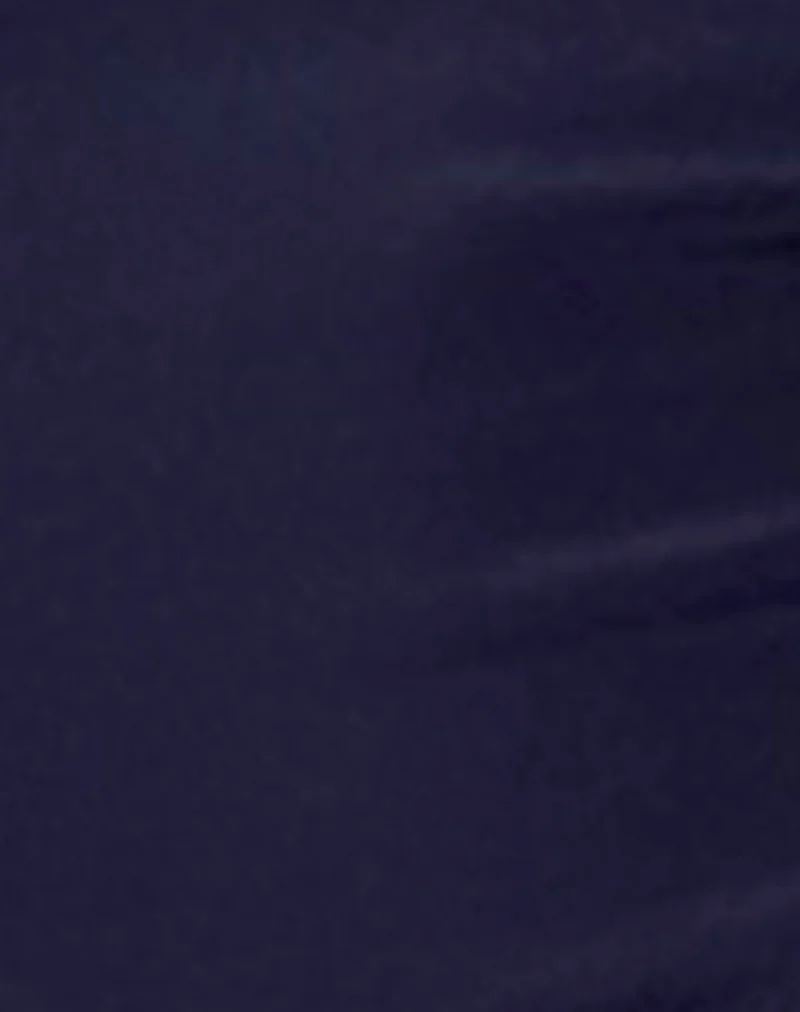 Farida Broderie Trim Bikini Bottom in Midnight Blue - Image 5