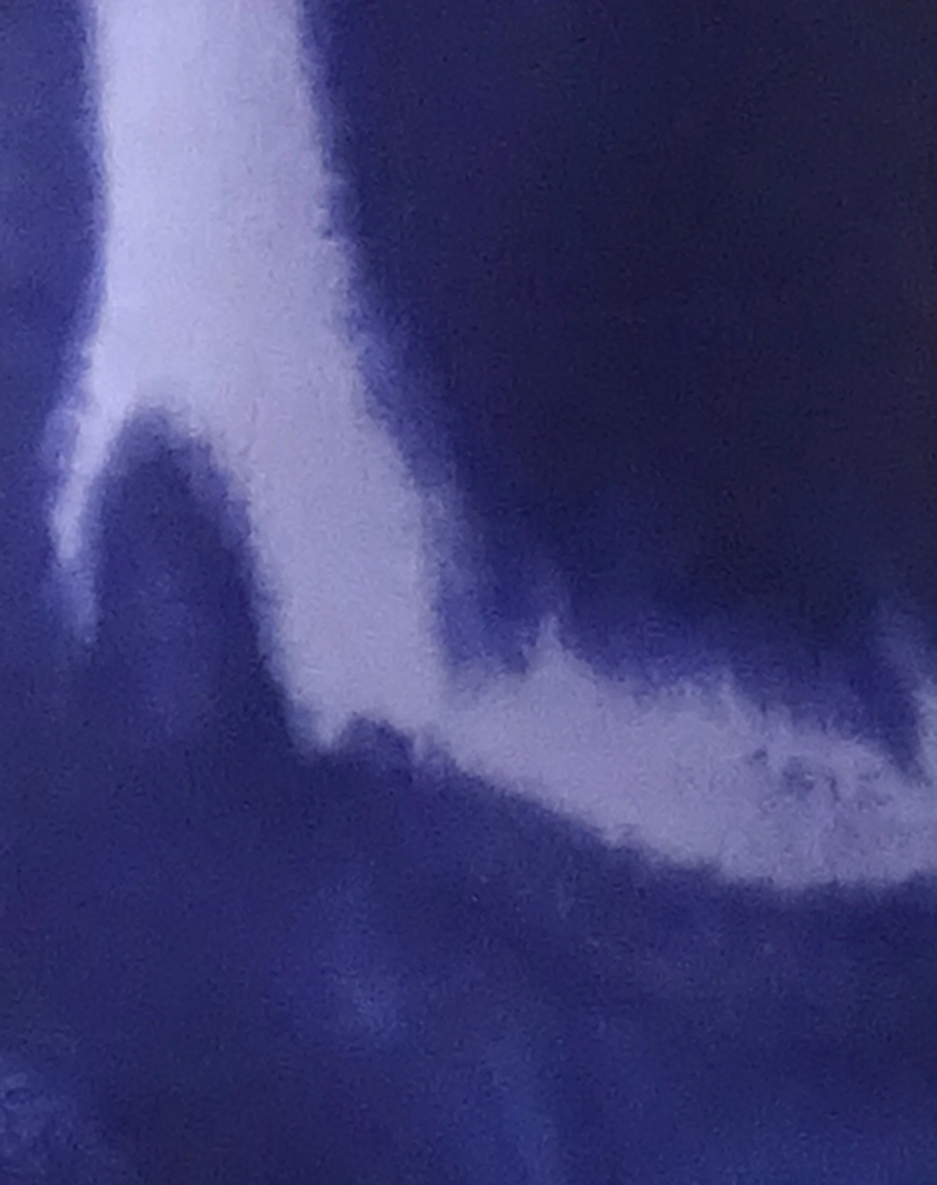 Fayola Printed Maxi Dress in Watercolour Navy - Image 6