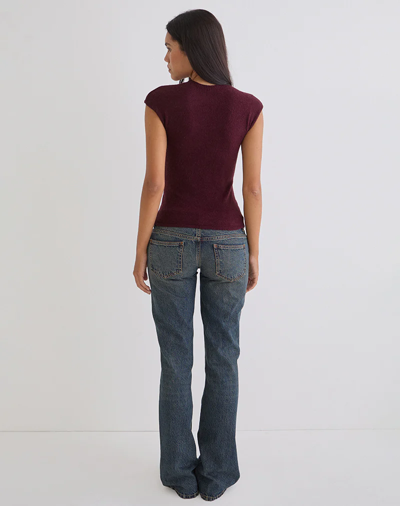 Hanuva Top in Knit Berry - Image 5