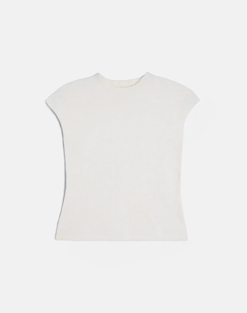 Hanuva Top in Knit Cream - Image 5
