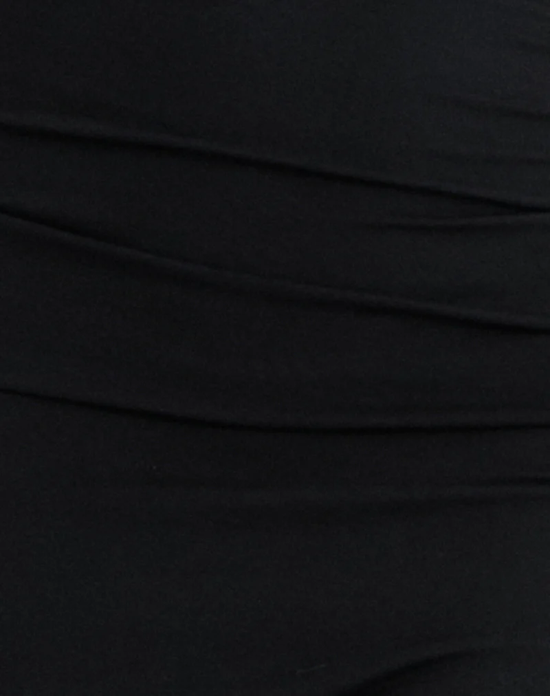 Laluma Midi Dress in Black - Image 5