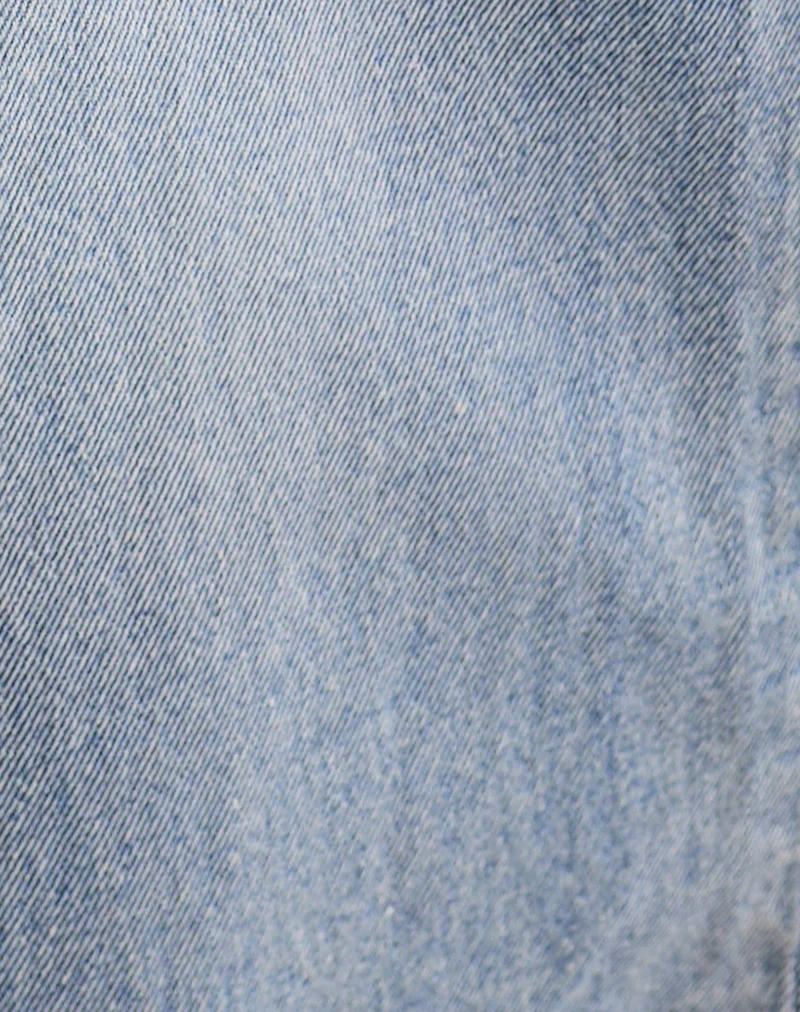 Low Rise Roomy Jeans in Extreme Rip Vintage Blue - Image 8