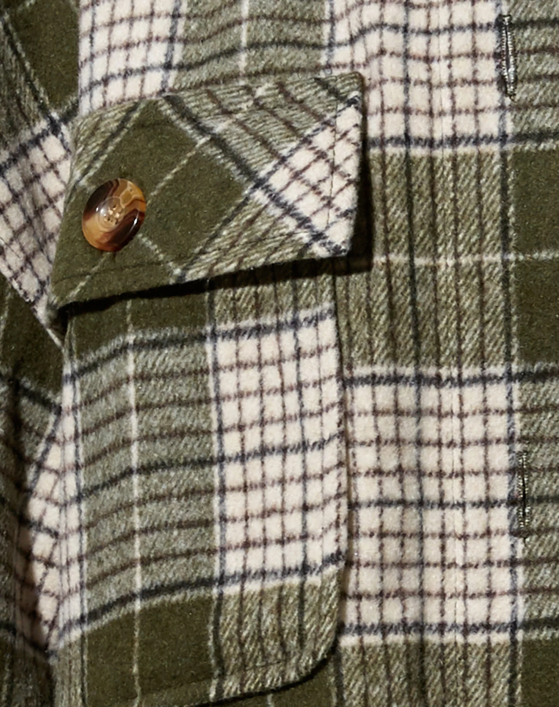 Marcel Shirt in Check Light Green - Image 6