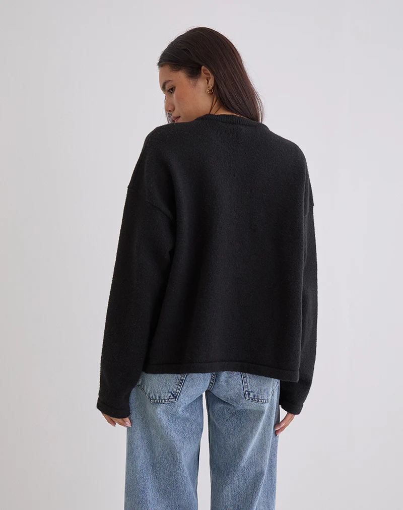 Maureen Cardigan in Black - Image 4