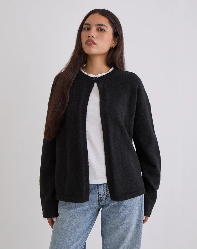 Maureen Cardigan in Black - Image 5