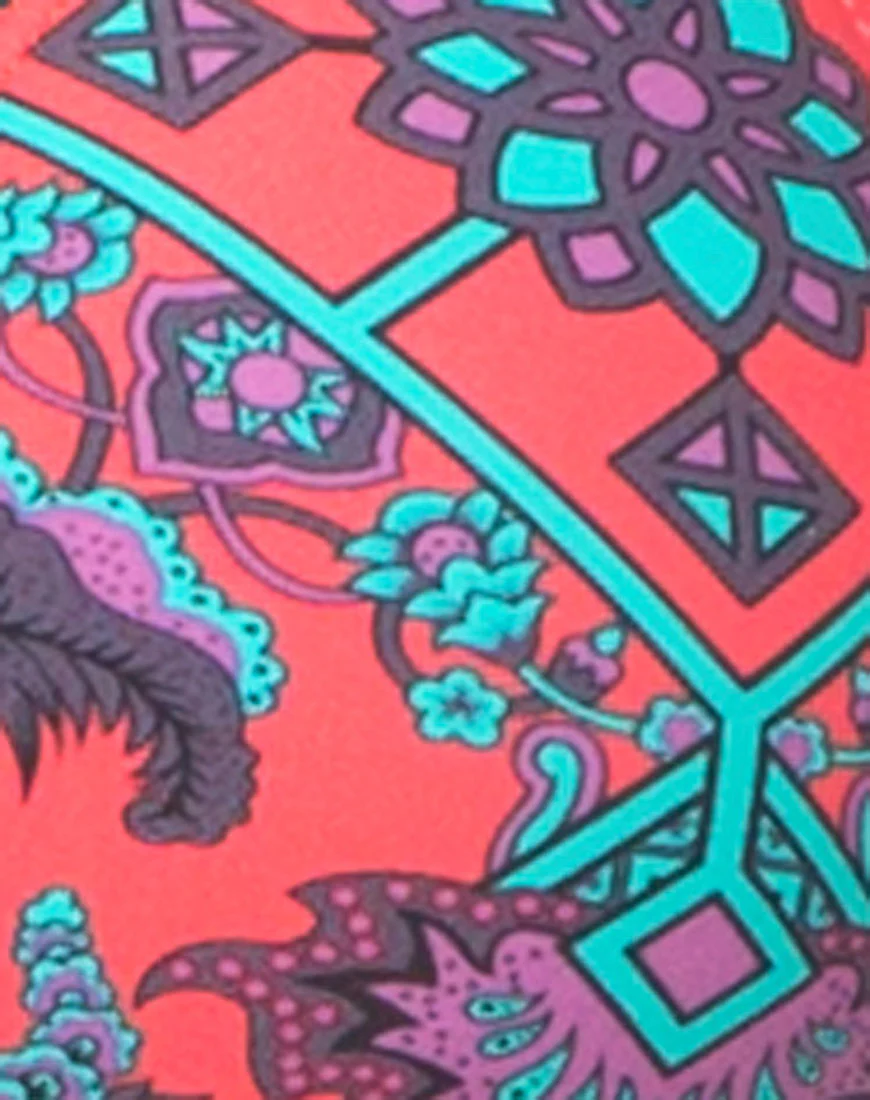 Motel Sugar Tie Bikini Bottom in Magic Carpet - Image 4