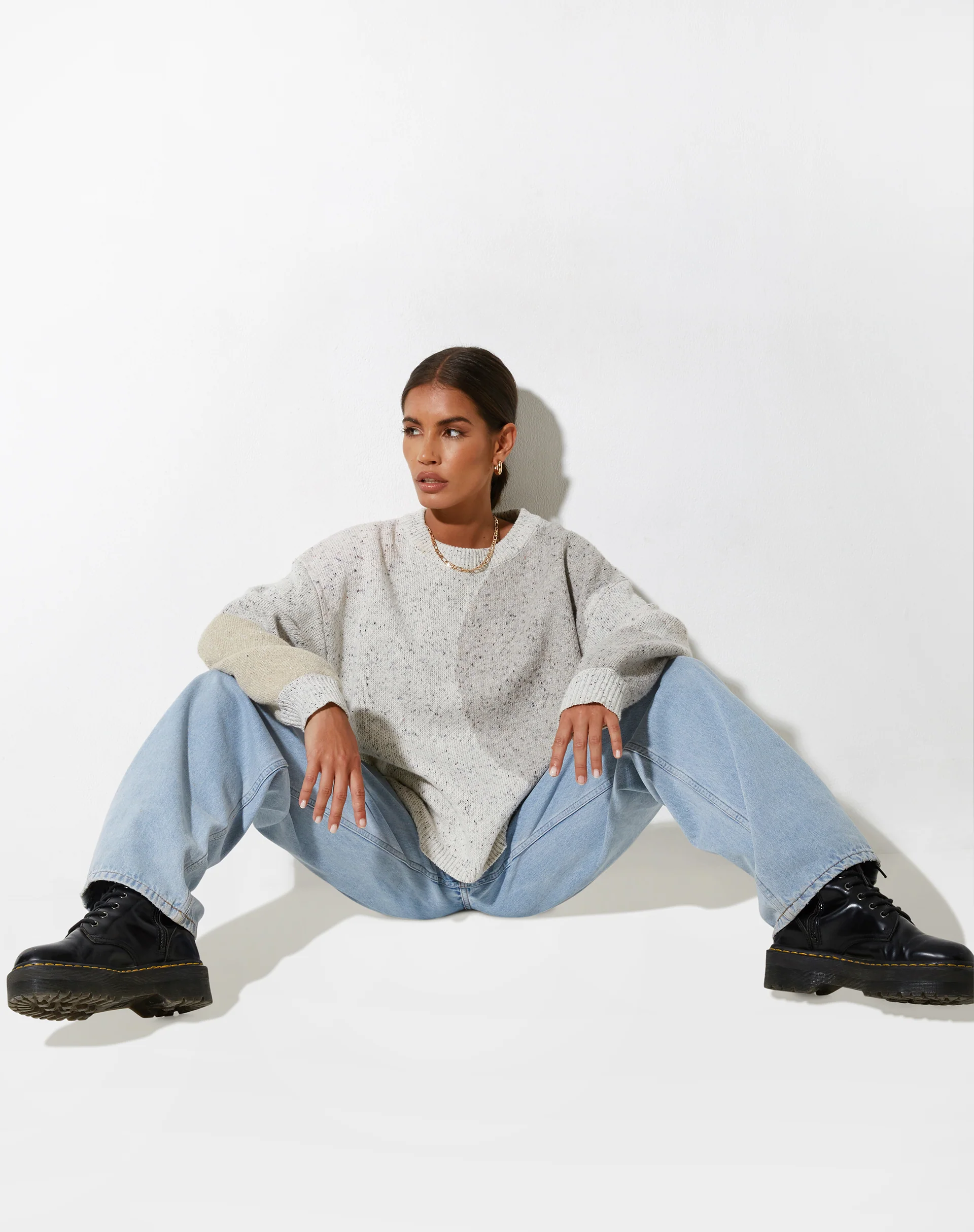 Namari Jumper in Abstract Splodge - Image 5