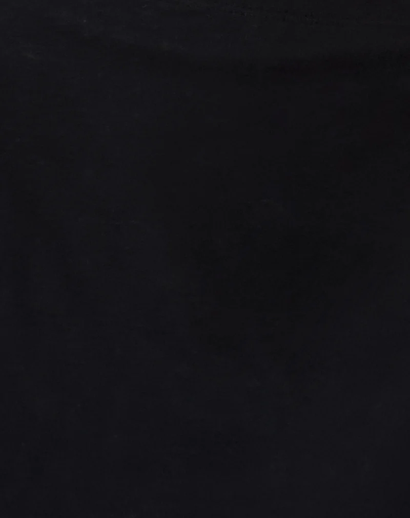 Nidya A-Line Mini Skirt in Black - Image 5