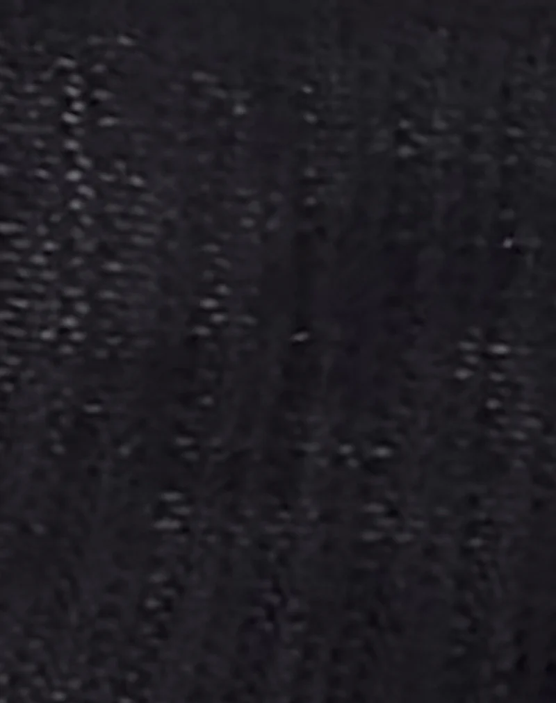 Nobila Shrug Top in Black - Image 5