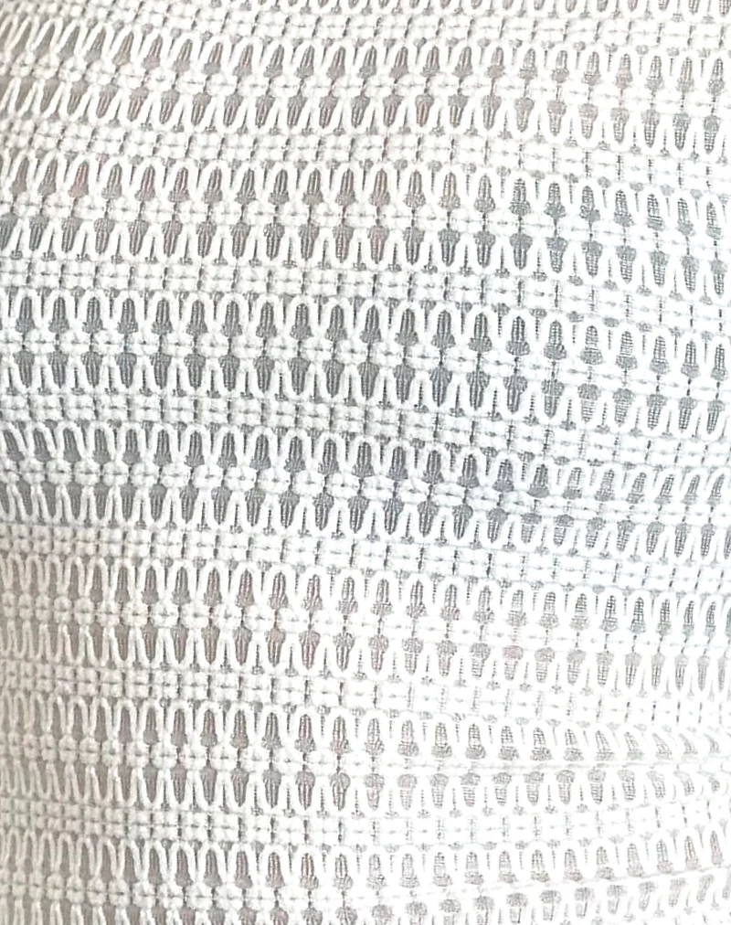 Nova Top in Textured White - Image 5