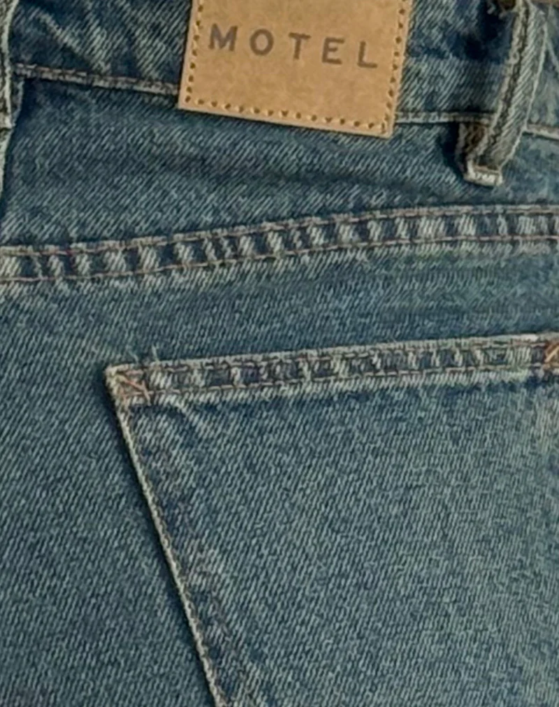 Parallel Jeans in Brown and Blue Acid - Image 6