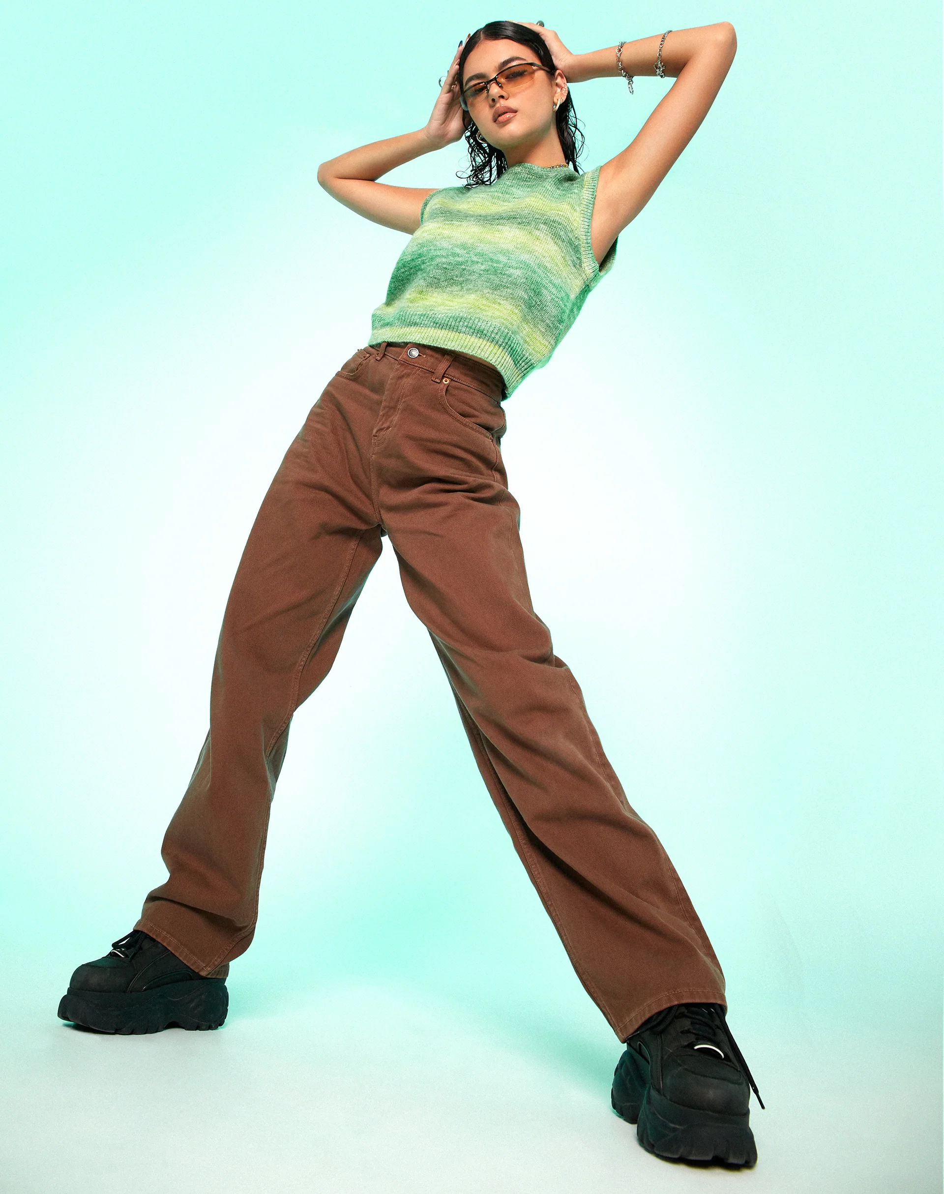 Parallel Jeans in Rich Brown - Image 3