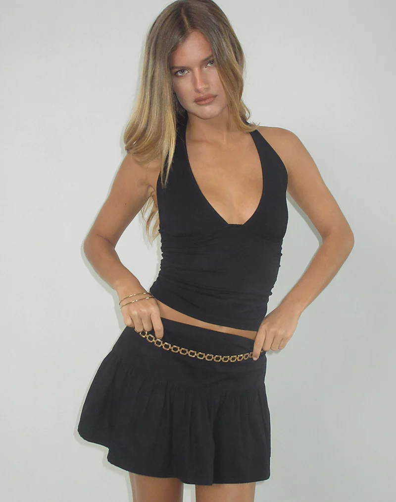 Raffita Skirt in Black - Image 4