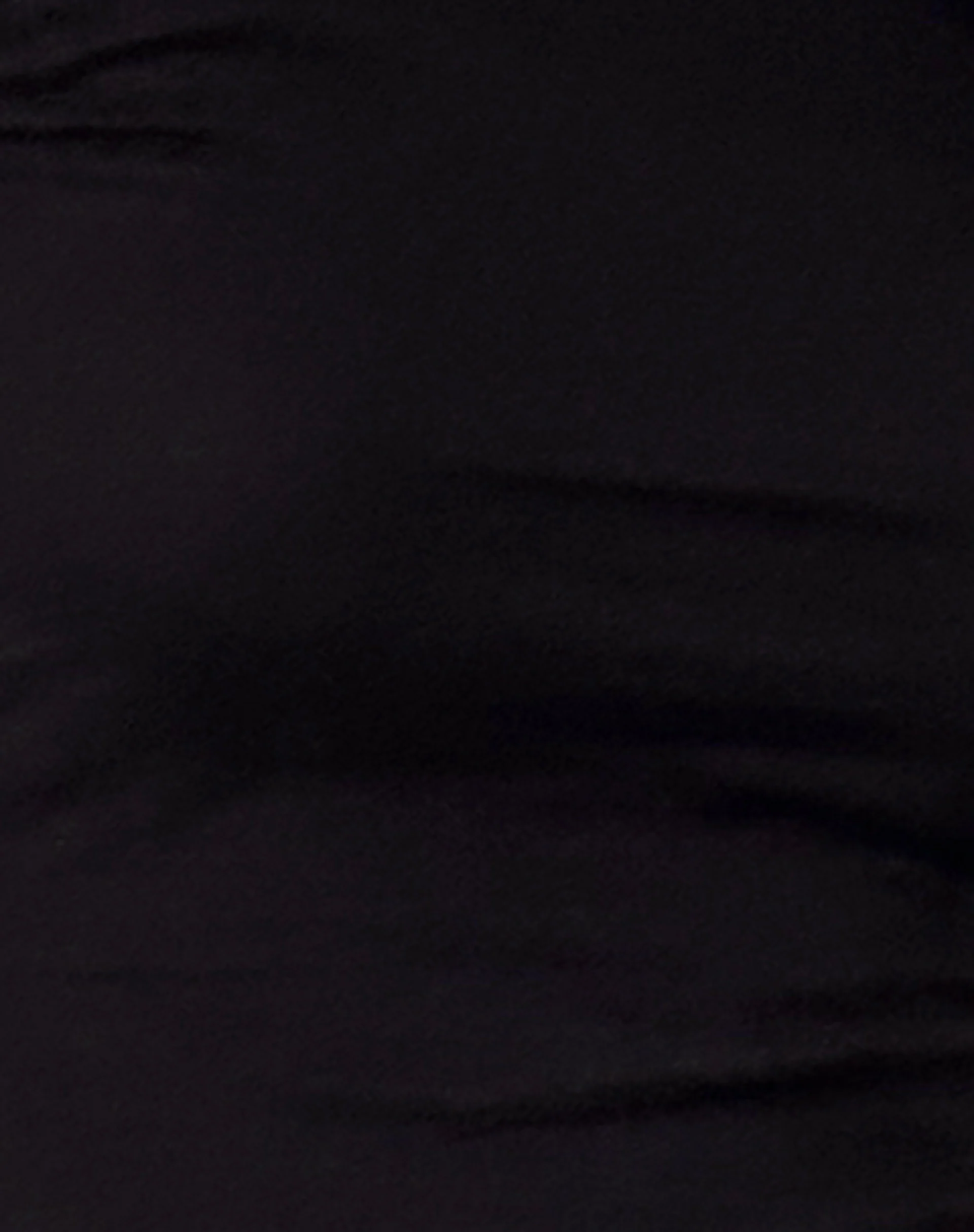 Ralda Curved Hem Top in Cotton Hemp Black - Image 5