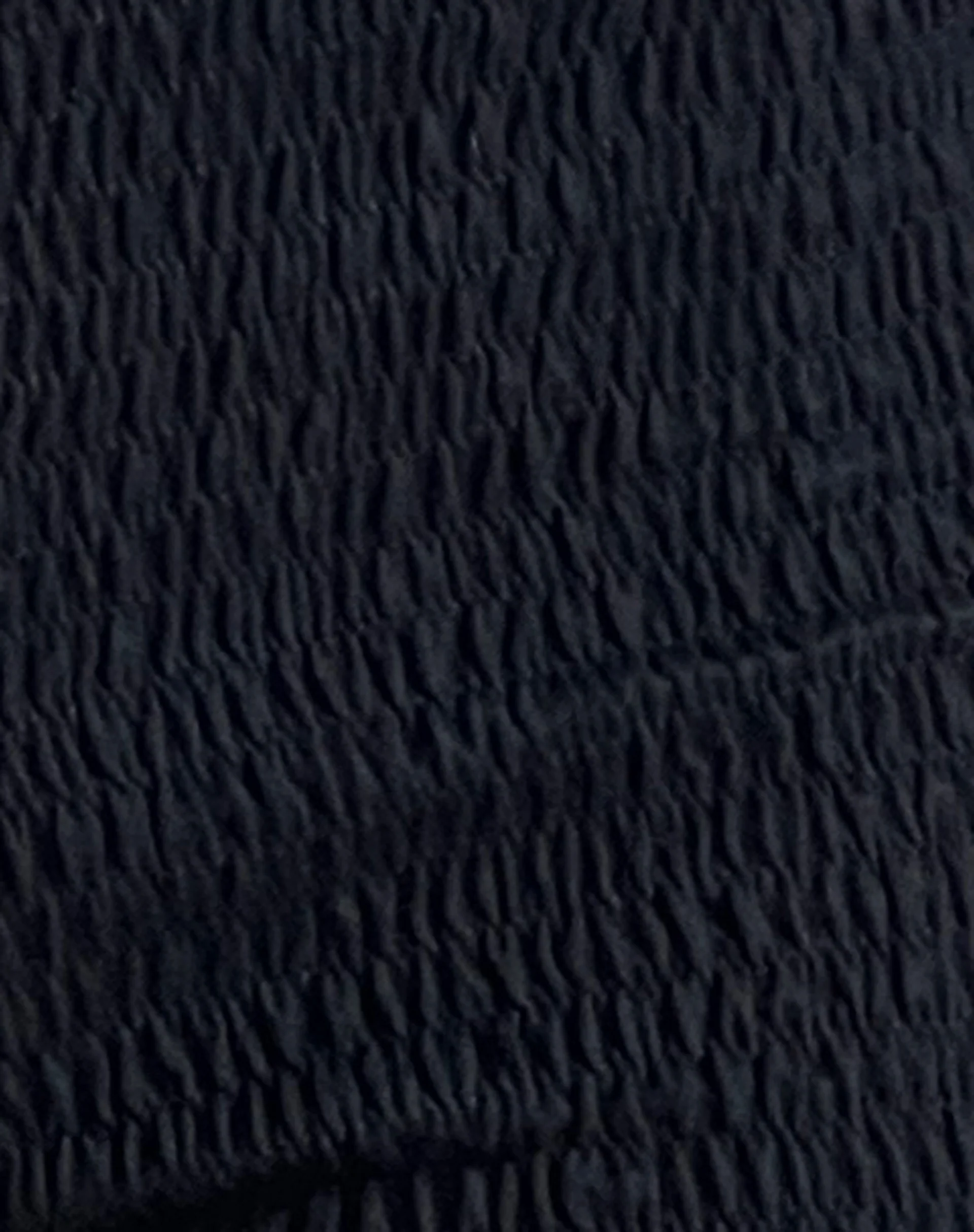 Ritala Shirred Micro Shorts in Black - Image 6