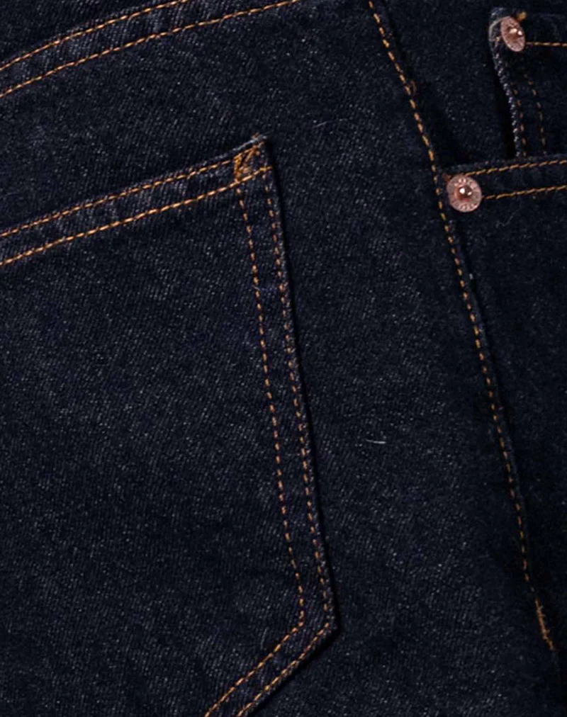 Roomy Extra Wide Low Rise Jeans in Indigo - Image 8