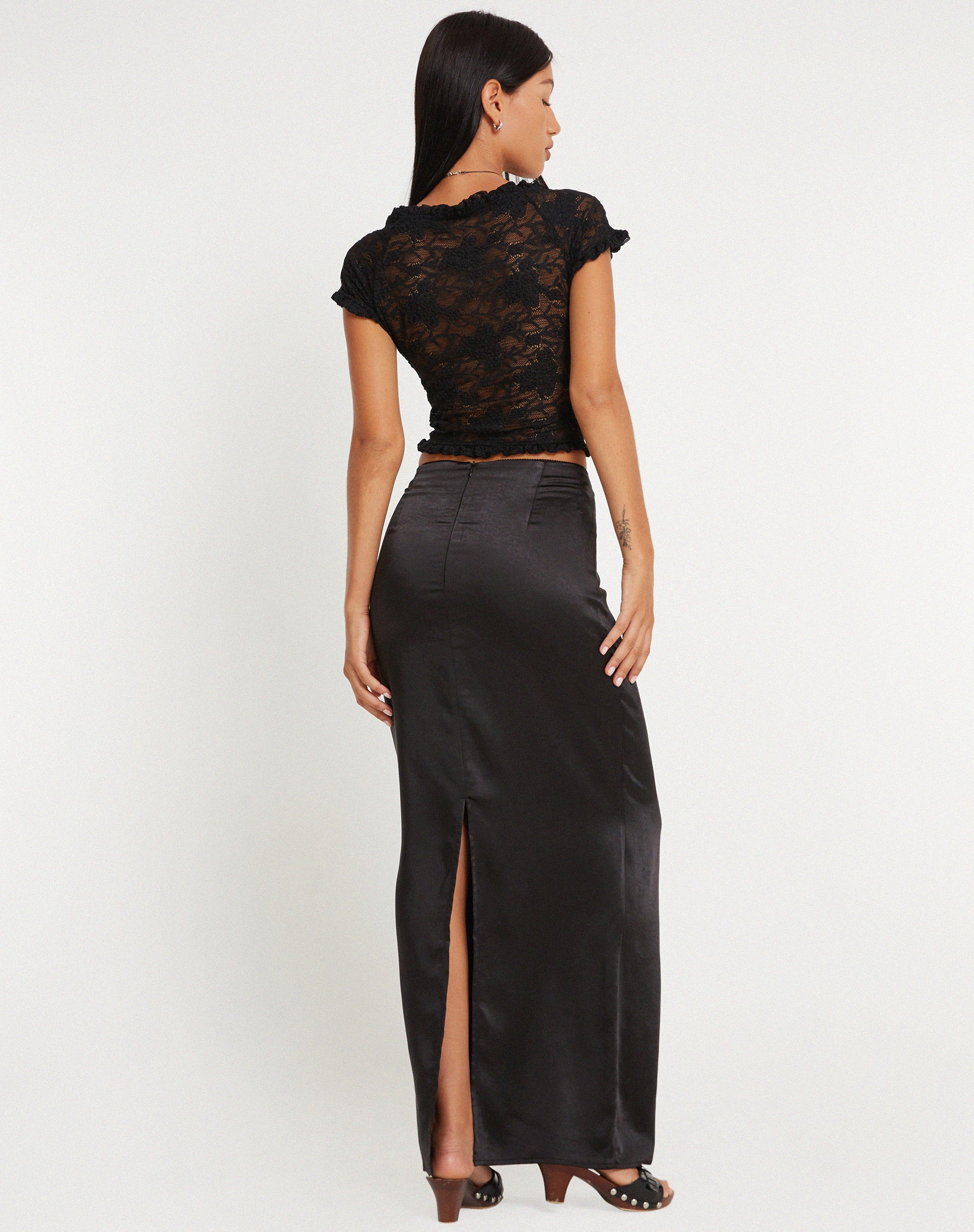 Rufte Top in Lace Black - Image 6