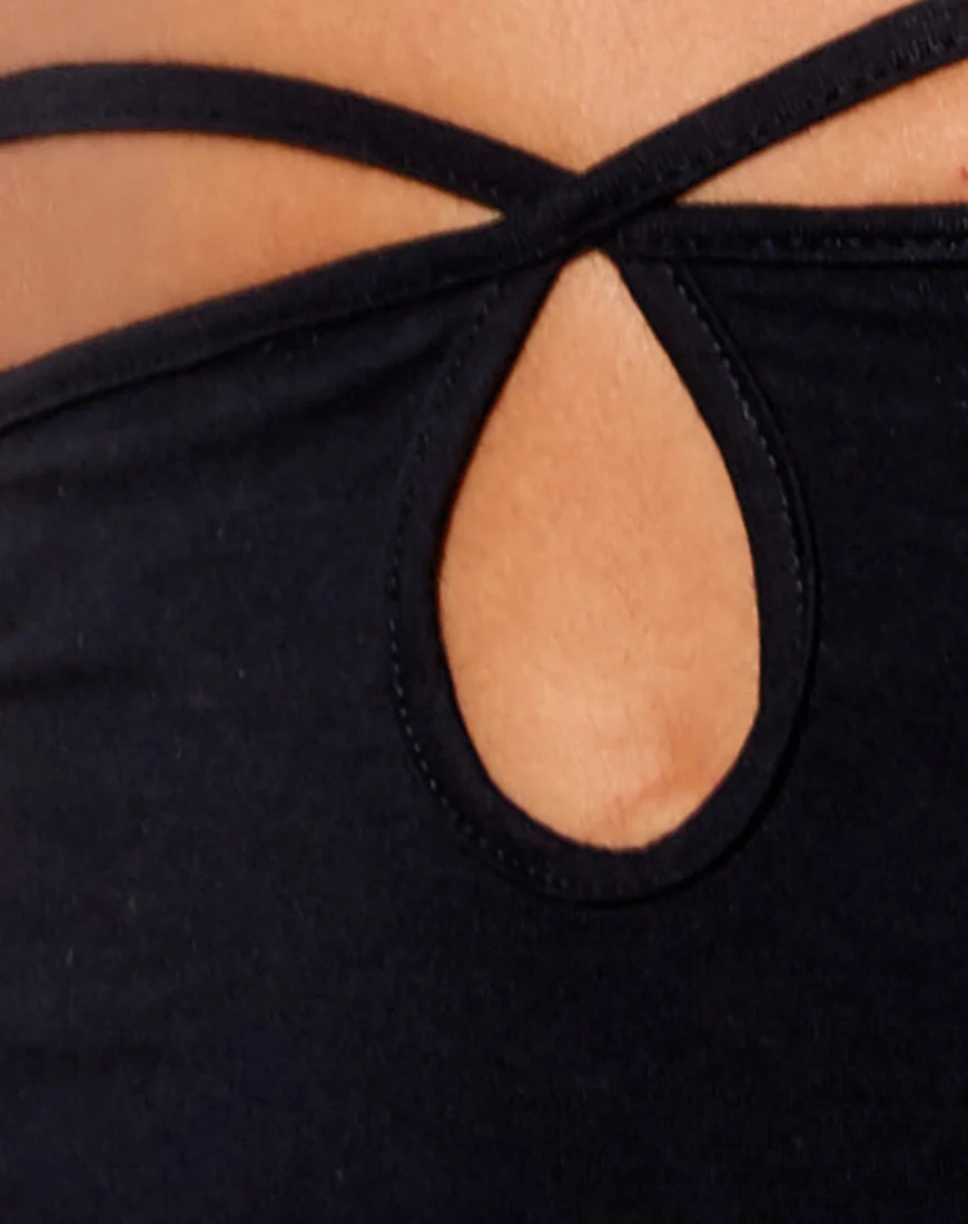 Seon Mini Skirt in Black - Image 6