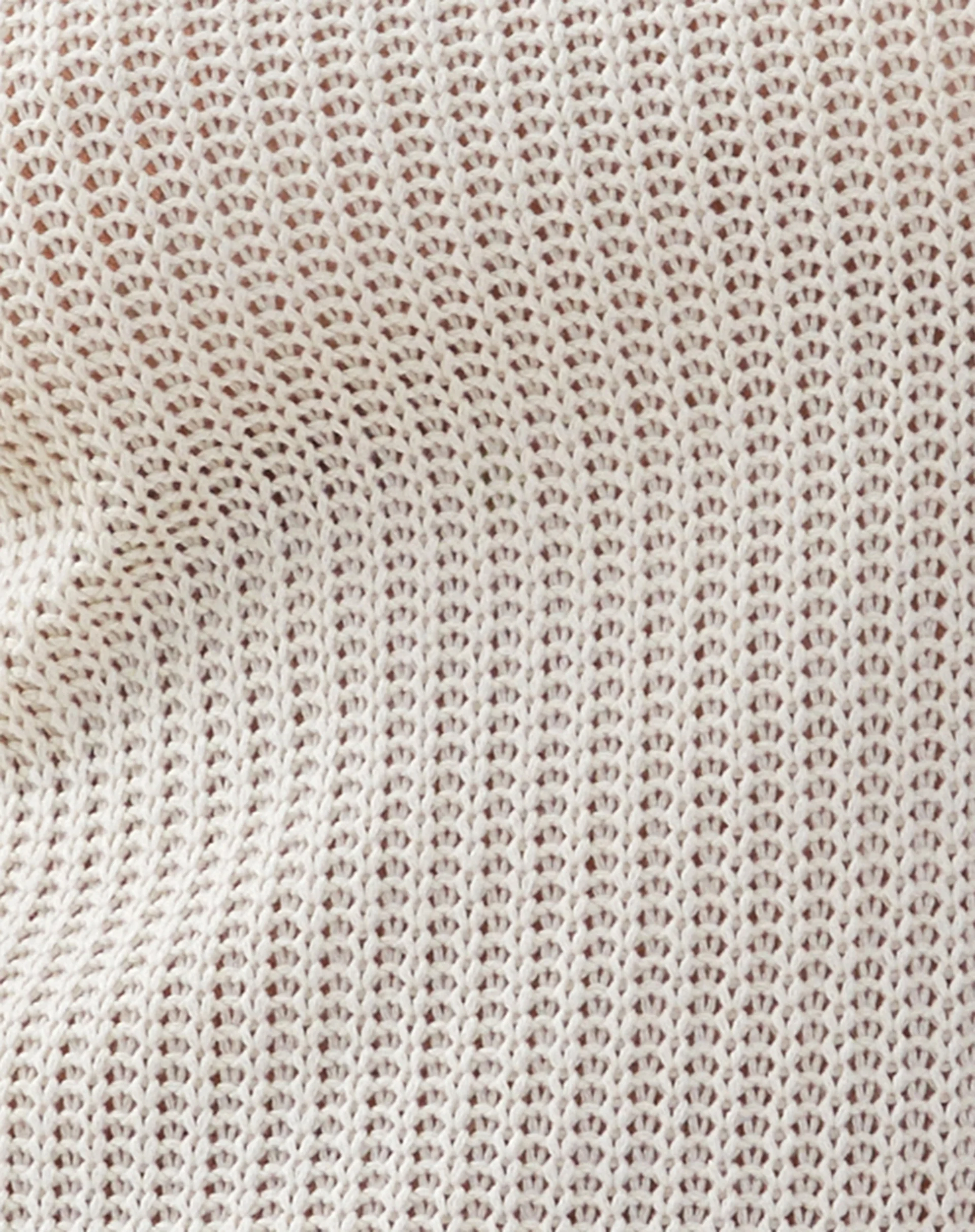 Vivian Knitted Bardot Mini Dress in Ivory - Image 8