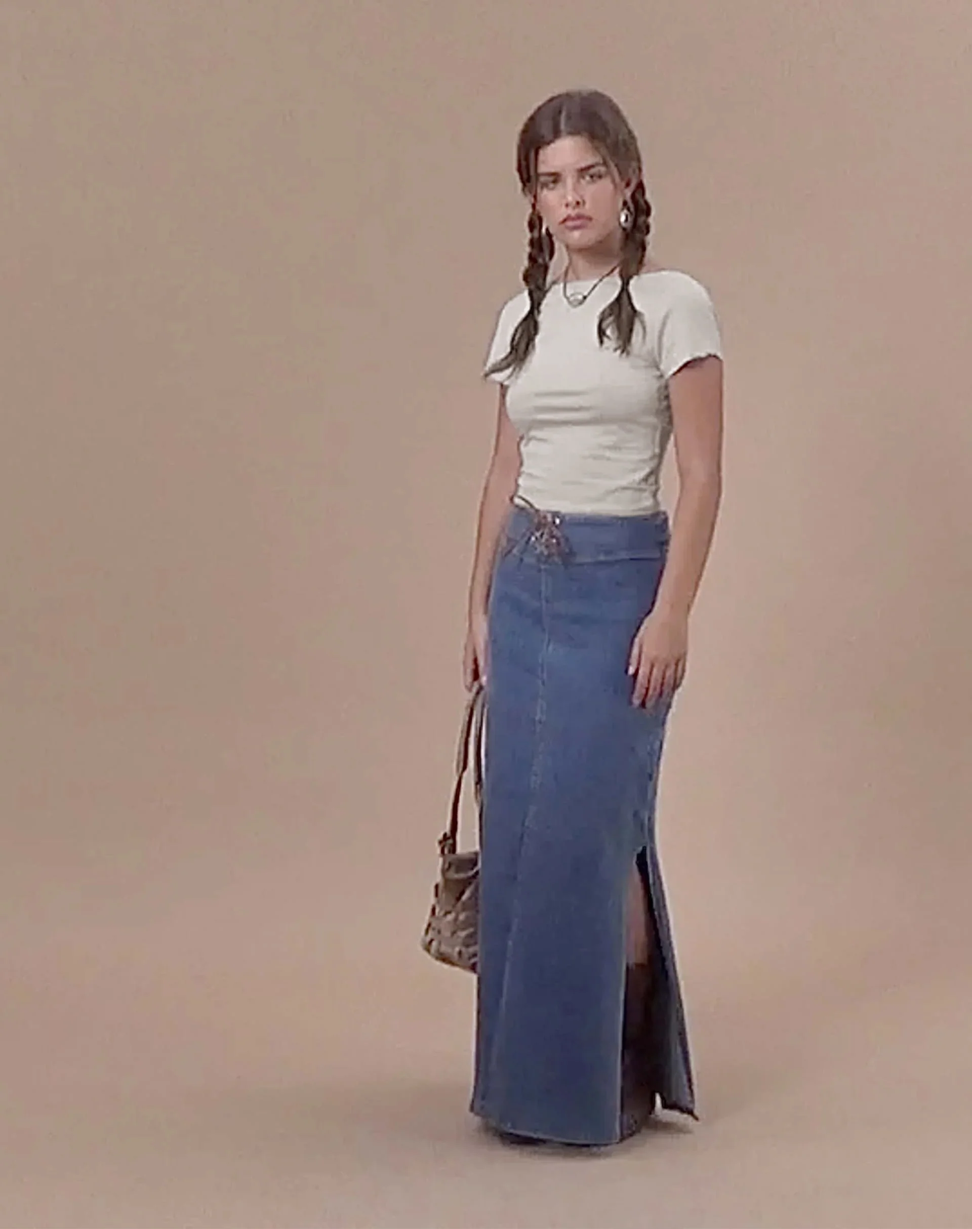 Xiwang Crop Top in Coconut Milk - Image 3